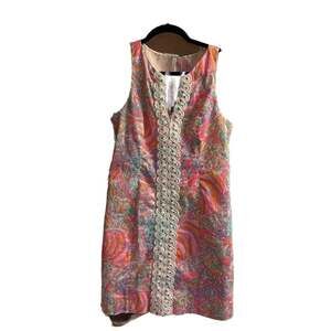 Lilly Pulitzer Ryder Shift Dress in Multi Swish Fish 28557  Sz 6